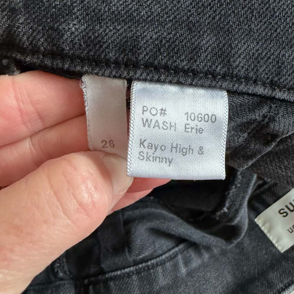 Reformation Kayo High & Skinny Jeans In Erie Wash View 5